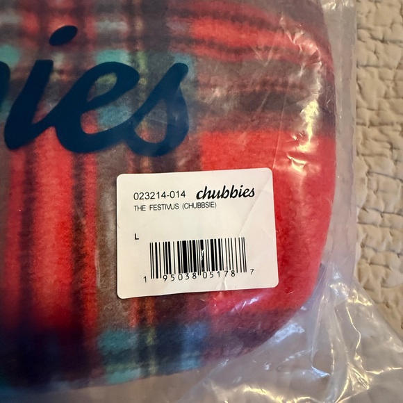 CHUBBIES BRAND Men's flamingo fleece one piece short/hoodie- Blue and Pink - Picture 5 of 9